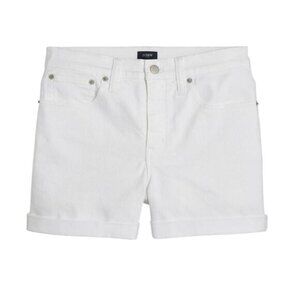J. Crew White Denim Shorts Size 28